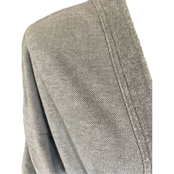 Joseph Abboud Cotton Blend Light Gray Luxury Mens Robe One Size-EUC - Picture 9 of 10